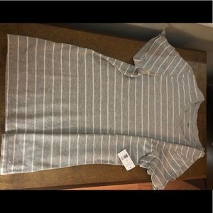 Women’s Short sleeve stripped cotton tee